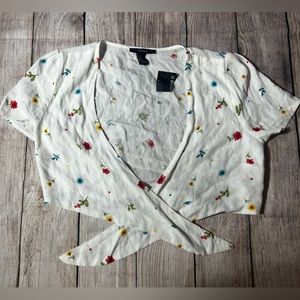 FOREVER 21 Tie Crop Top